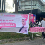 Senator Mirah Midadan Fahmid Berbagi Takjil untuk Masyarakat Kota Mataram di Bulan Ramadhan
