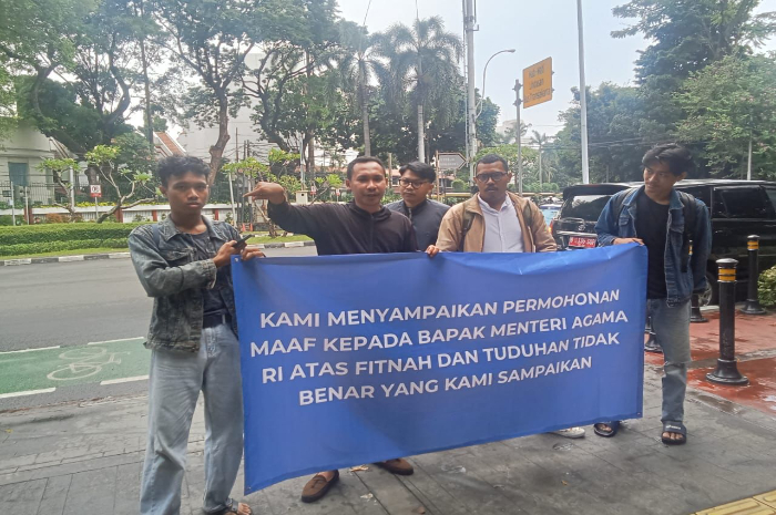 Koordinator Lapangan Demo Minta Maaf ke Menag RI atas Kesalahan Informasi dan Fitnah